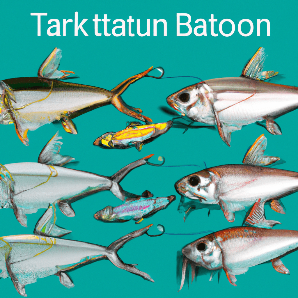An image capturing the evolution of tarpon bait and lures