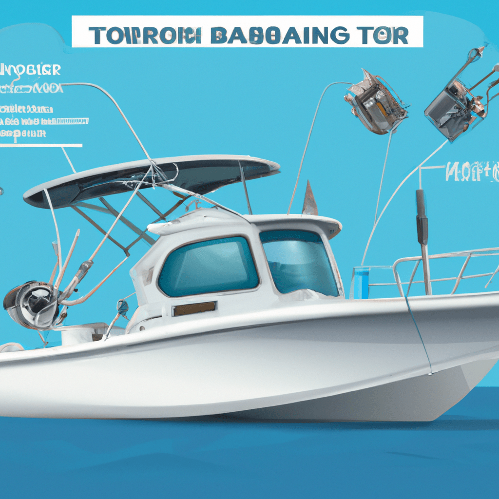 An image showcasing a well-equipped boat for tarpon fishing