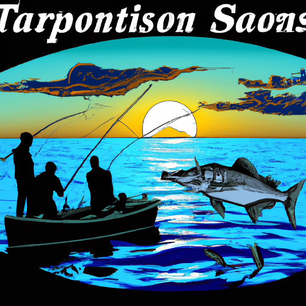 An image showcasing the symbiotic relationship between tarpon fishing and conservation organizations