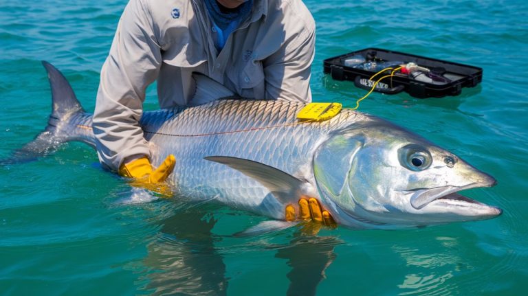 tagging and tracking tarpon techniques