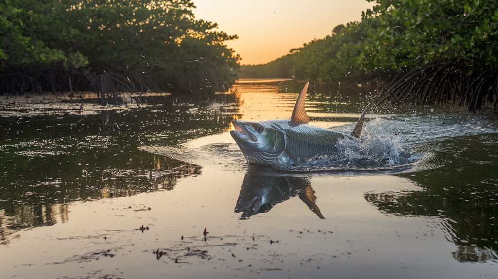 tidal changes affect tarpon